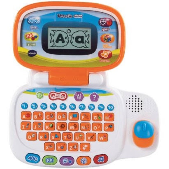 VTech Tote and Go Laptop, Orange - Picture 3 of 3